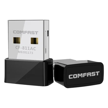 Mini Wireless USB Wifi Adapter Receiver 650Mbps 2.4+5 Ghz USB Wifi 802.11n/g/b/ac Network Card For Desktop PC Wi-fi Dongle
Mini Wireless USB Wifi Adapter Receiver 650Mbps 2.4+5 Ghz USB Wifi 802.11n/g/b/ac Network Card For Desktop PC Wi-fi Dongle