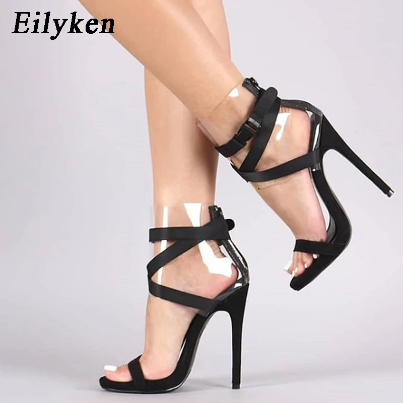 Eilyken 2019 New PVC Women Sandals Pumps Buckle Strap Women Sexy Party Summer Sandals shoes Black Size 35-40
Eilyken 2019 New PVC Women Sandals Pumps Buckle Strap Women Sexy Party Summer Sandals shoes Black Size 35-40