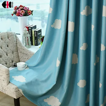 Blue Sky White Cloud Print Curtains for Kid's Bedroom Tents Children Boys Girls Shading Cartoon Nursery Window Rideaux P125C
Blue Sky White Cloud Print Curtains for Kid's Bedroom Tents Children Boys Girls Shading Cartoon Nursery Window Rideaux P125C