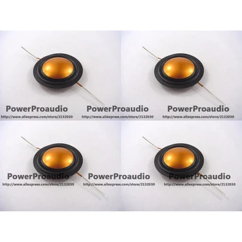 4PCS 25.4mm 25.5mm (1") silk+Gold Titanium diaphragm dome Tweeters voice coil menbrance 8ohm
4PCS 25.4mm 25.5mm (1") silk+Gold Titanium diaphragm dome Tweeters voice coil menbrance 8ohm