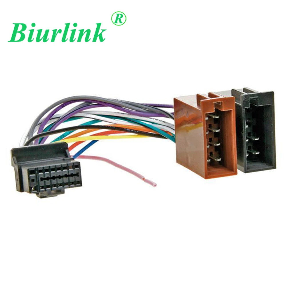 Biurlink Car Stereo 16Pin (24x10mm) Harness to ISO Male Cable Adapter for Pioneer DEH P-series (Select Models)
Biurlink Car Stereo 16Pin (24x10mm) Harness to ISO Male Cable Adapter for Pioneer DEH P-series (Select Models)