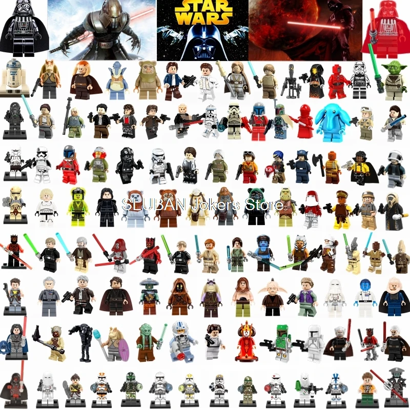 Single Sale Legoing Star Wars Clone Building Blocks Toys For Children Compatible Legoing Starwars Figures Bricks Weapon R2D2 BB8
Single Sale Legoing Star Wars Clone Building Blocks Toys For Children Compatible Legoing Starwars Figures Bricks Weapon R2D2 BB8