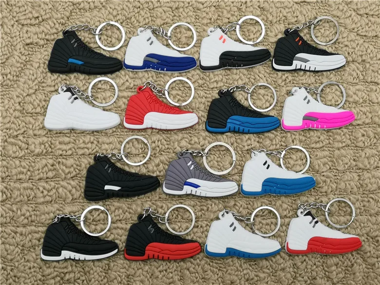 Hot Mini Silicone Jordan 12 AJ Shoes Keychain Bag Charm Woman Men Kids Key Ring Gifts Accessories Sneaker Key Holder Pendant
Hot Mini Silicone Jordan 12 AJ Shoes Keychain Bag Charm Woman Men Kids Key Ring Gifts Accessories Sneaker Key Holder Pendant