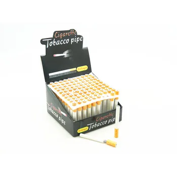 100Pcs/lot Cigarette Shape Herbal Smoking Pipe Portable Metal Tobacco Pipe Cleaner Hookah Accessories Spring Pipe Christmas Gift
100Pcs/lot Cigarette Shape Herbal Smoking Pipe Portable Metal Tobacco Pipe Cleaner Hookah Accessories Spring Pipe Christmas Gift