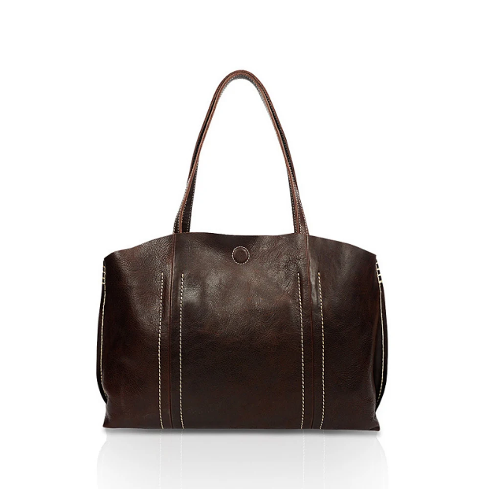 Fashion Woman Genuine Leather Handbag European Style Brown/Coffee/Black Cow Leather Single Shoulder Bag Large Capacity Satchel
Fashion Woman Genuine Leather Handbag European Style Brown/Coffee/Black Cow Leather Single Shoulder Bag Large Capacity Satchel