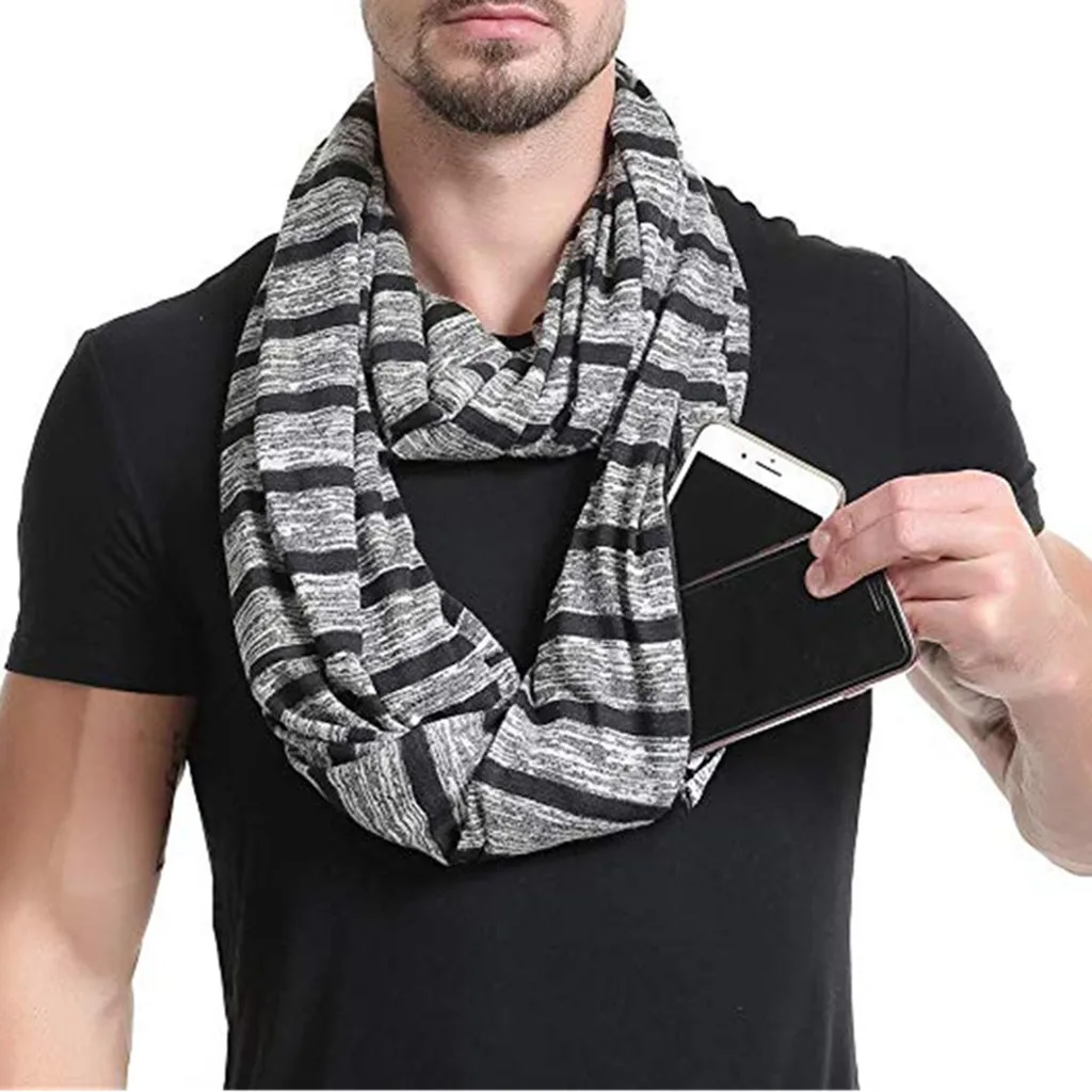 CHAMSGEND New High Quality Fashion Designer Unisex Solid Winter Convertible Infinity Scarf Pocket Loop Zipper Pocket Scarves
CHAMSGEND New High Quality Fashion Designer Unisex Solid Winter Convertible Infinity Scarf Pocket Loop Zipper Pocket Scarves