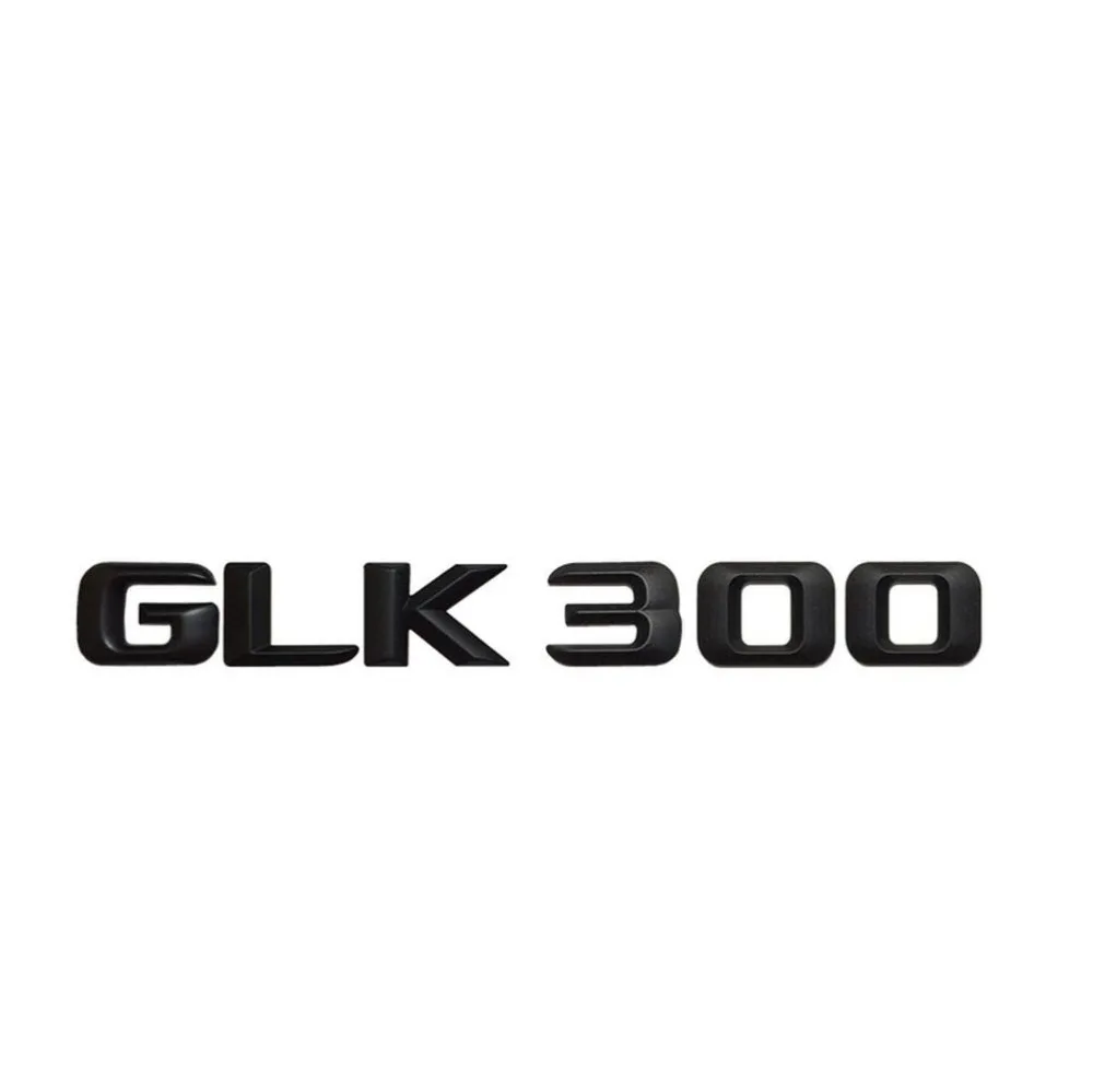 Черная матовая наклейка GLK 300 " буквы в багажнике эмблема наклейки с буквами для