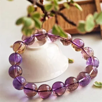 100% Natural Ametrine Purple Yellow Crystal 12.5mm Round Beads Bracelet Woman Man Brazil Gift AAAAA Drop Shipping Certificate
100% Natural Ametrine Purple Yellow Crystal 12.5mm Round Beads Bracelet Woman Man Brazil Gift AAAAA Drop Shipping Certificate