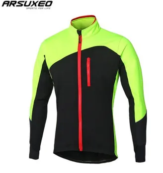 ARSUXEO Men Cycling Jacket Winter Windbreaker Thermal Fleece Warm Up MTB Bike Jacket Reflective Bicycle Cycling Coat
ARSUXEO Men Cycling Jacket Winter Windbreaker Thermal Fleece Warm Up MTB Bike Jacket Reflective Bicycle Cycling Coat