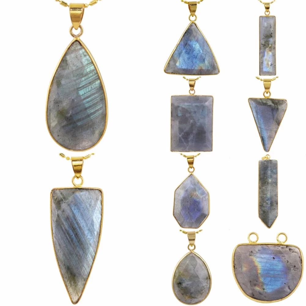 SUNYIK Labradorite Gem Stone Healing Reiki Charms Pendant Fit Necklace (Free Chain)
SUNYIK Labradorite Gem Stone Healing Reiki Charms Pendant Fit Necklace (Free Chain)