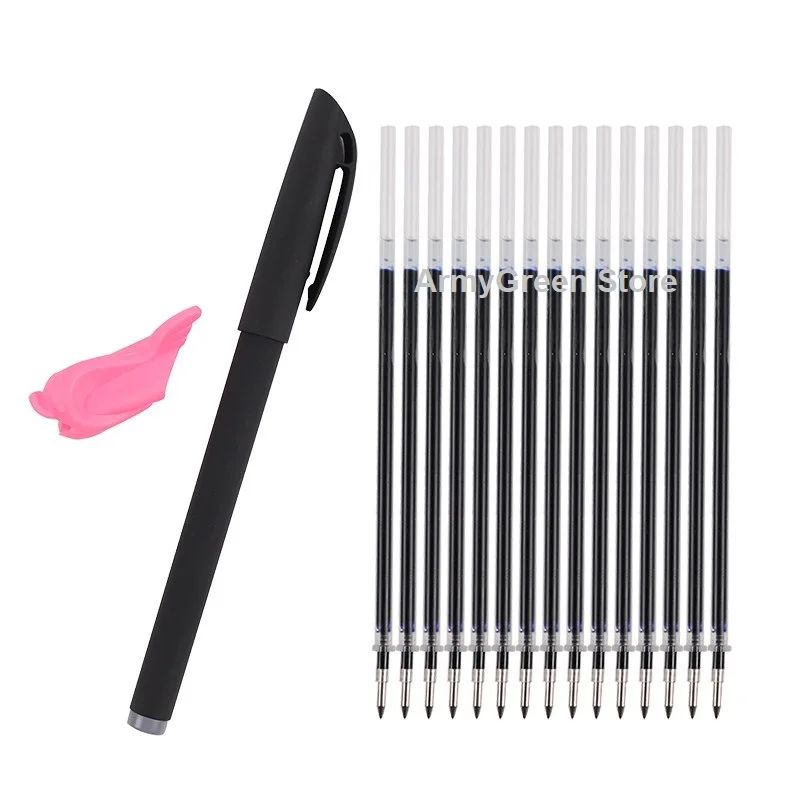 Magic Auto Dry Pen Gel Pen Set Calligraphy Refill Repeat Practice Copybook Groove Automatically Disappear Special Pen
Magic Auto Dry Pen Gel Pen Set Calligraphy Refill Repeat Practice Copybook Groove Automatically Disappear Special Pen
