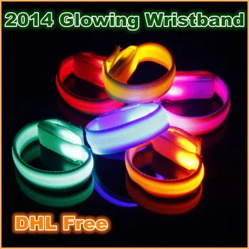 NEW Novelty LED Light lamp bulb Up Glow Glowing flashing Wristband Bracelet for Disco Party Bar Halloween XMAS Multi Color
NEW Novelty LED Light lamp bulb Up Glow Glowing flashing Wristband Bracelet for Disco Party Bar Halloween XMAS Multi Color