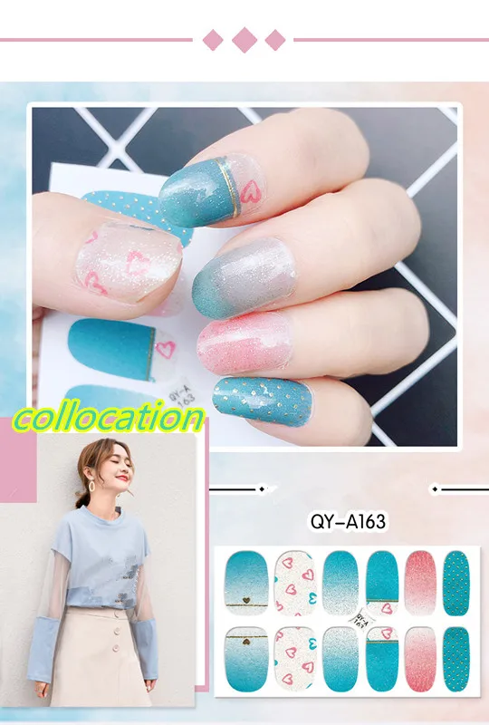 1 pcs/12 stickers Nail sticker 3d stick waterproof nail patch finished wearable removable web celebrity celebrity nail sticker
1 pcs/12 stickers Nail sticker 3d stick waterproof nail patch finished wearable removable web celebrity celebrity nail sticker