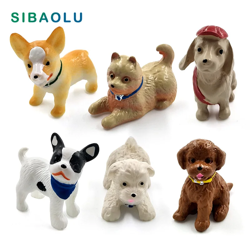 1pc Playing Dog Figurine Miniature Lifelike Puppy Animal Decoration mini fairy garden Cartoon statue craft Home Car Ornament
1pc Playing Dog Figurine Miniature Lifelike Puppy Animal Decoration mini fairy garden Cartoon statue craft Home Car Ornament