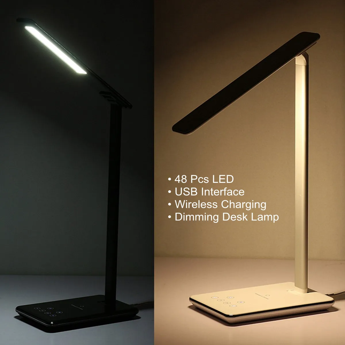 Simple Style Folding LED Desk Lamp Table Lamp Touch Induction Lamp Eye Protection Wireless Charging Desk Lamp For Phone 5V 2.5A
Simple Style Folding LED Desk Lamp Table Lamp Touch Induction Lamp Eye Protection Wireless Charging Desk Lamp For Phone 5V 2.5A