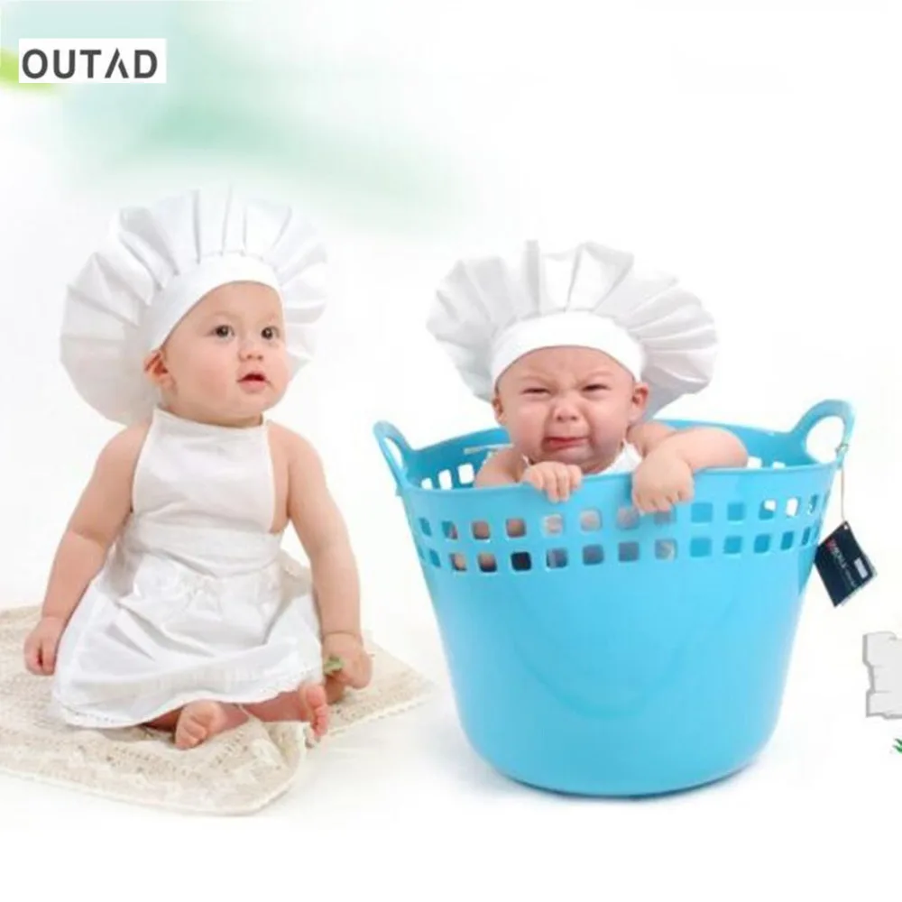 Hot ! OUTAD Newborn Baby Photos Photography Prop 0~12 M Cotton Blended Hat Apron wholesale Chef White Cook Infant Costume
Hot ! OUTAD Newborn Baby Photos Photography Prop 0~12 M Cotton Blended Hat Apron wholesale Chef White Cook Infant Costume
