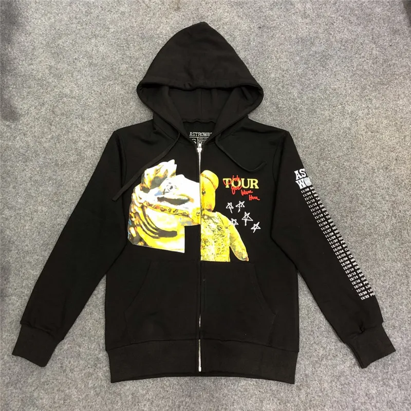 2019 Scott Album ASTROWORLD Hoodies Letter Embroidery Zipper Women Men Sweatshirts Mens Pullover
2019 Scott Album ASTROWORLD Hoodies Letter Embroidery Zipper Women Men Sweatshirts Mens Pullover