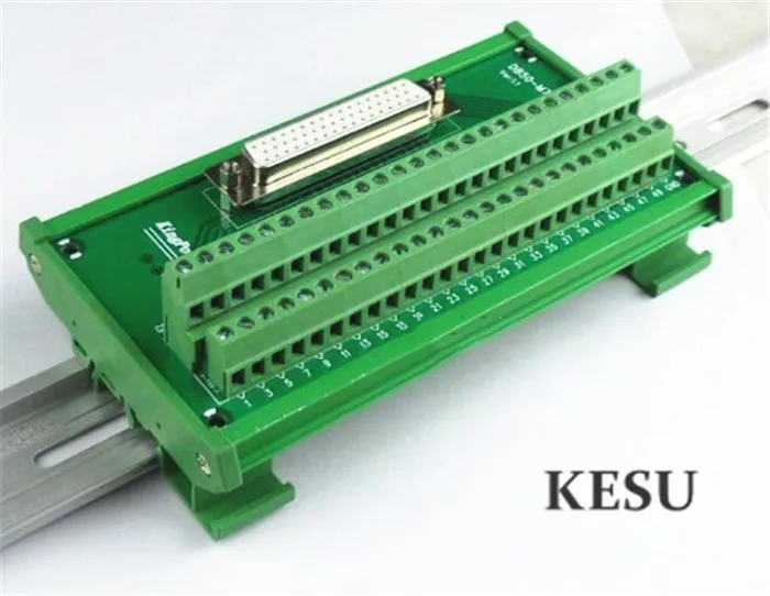 50 pins 50Pin DB50 D-SUB DR-50 Male Female signals Terminal PCB Breakout 3 row Adapter Connector Gold plated | Компьютеры и офис