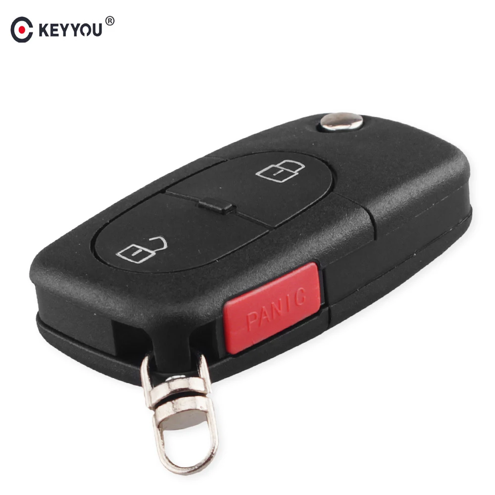 KEYYOU 10X For Audi A3 A4 S4 Old Models CR1620/CR1616 2 Button + Panic 3 Buttons Flip Folding Remote Key Case Shell HU66 Blade
KEYYOU 10X For Audi A3 A4 S4 Old Models CR1620/CR1616 2 Button + Panic 3 Buttons Flip Folding Remote Key Case Shell HU66 Blade