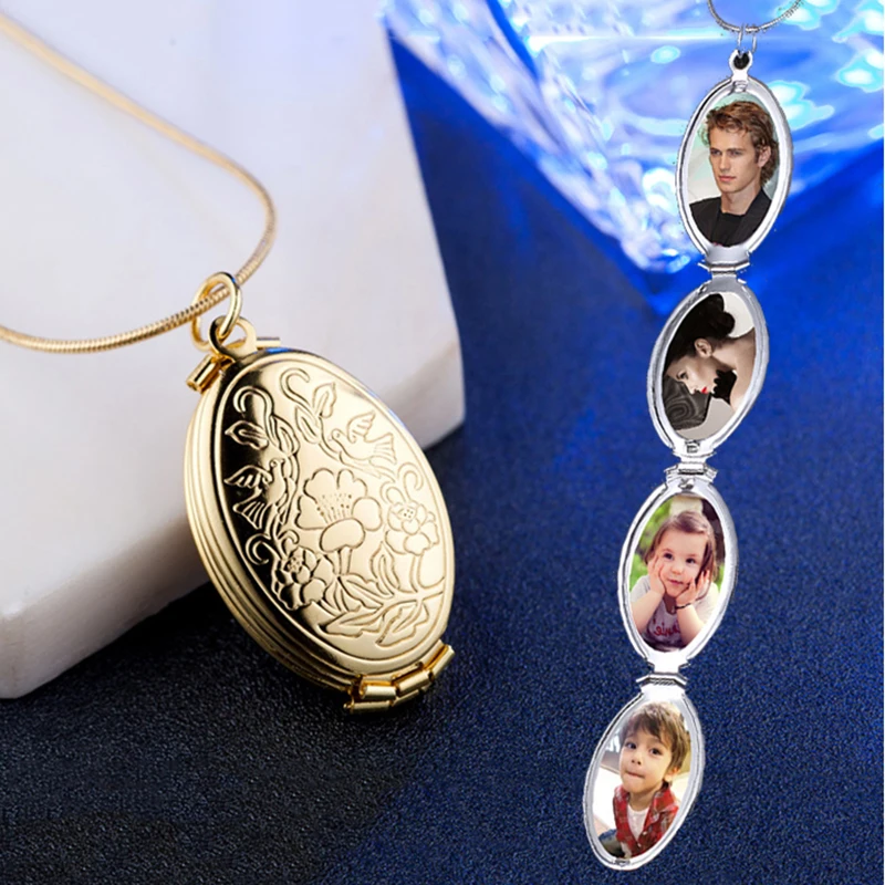 Fashion Photo Frame Memory Locket Pendant Necklace Can Open Magic Floating Expanding Flower Heart Photo Locket Necklaces Jewelry
Fashion Photo Frame Memory Locket Pendant Necklace Can Open Magic Floating Expanding Flower Heart Photo Locket Necklaces Jewelry