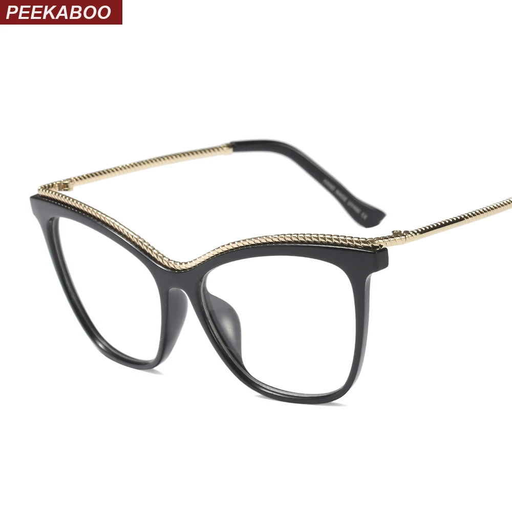 Peekaboo oversized glasses for women 2018 half metal big frame cat eye glasses frame women optical black leopard
Peekaboo oversized glasses for women 2018 half metal big frame cat eye glasses frame women optical black leopard