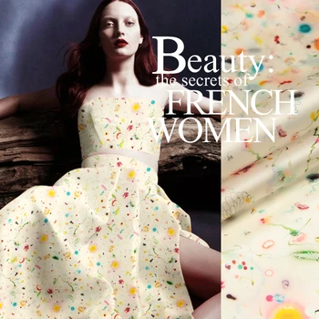 135cm wide 14mm small print silk organza fabric for dress shirt clothes pants party dress
135cm wide 14mm small print silk organza fabric for dress shirt clothes pants party dress