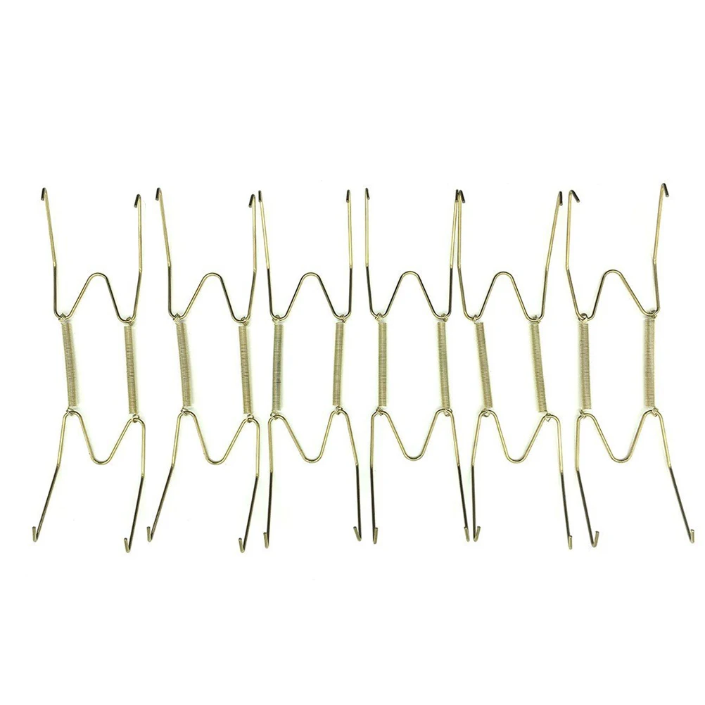 6pcs 8 Inch Spring Style Invisible Plate Tray Dish Wire Hanger Holders Wall Decoration
6pcs 8 Inch Spring Style Invisible Plate Tray Dish Wire Hanger Holders Wall Decoration