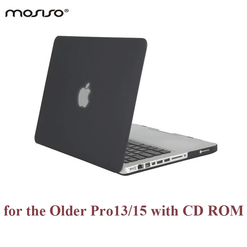 Черный матовый защитный жесткий чехол MOSISO для Macbook Pro 13 A1278/Pro 15 A1286 аксессуары