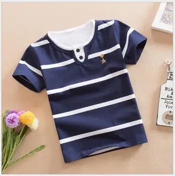 Striped T-shirt children's o-neck t-shirts for boys summer clothes for kids boy teenage cotton t shirt for boys 2 - 16 years old
Striped T-shirt children's o-neck t-shirts for boys summer clothes for kids boy teenage cotton t shirt for boys 2 - 16 years old