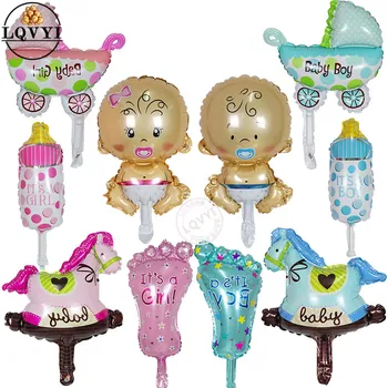 50pcs mini Baby Boy/Girl Foil Balloon Baby Shower Balloon Kid Baby Birthday Party Decoration Baby 1 Year Birthday supplies Ball
50pcs mini Baby Boy/Girl Foil Balloon Baby Shower Balloon Kid Baby Birthday Party Decoration Baby 1 Year Birthday supplies Ball