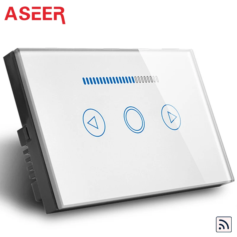 ASEER,US Standard Smart Touch Switch 1Gang,White Crystal Glass,AC110-240V Wireless Dimmer Switch 600W,LED Backlight,no remote
ASEER,US Standard Smart Touch Switch 1Gang,White Crystal Glass,AC110-240V Wireless Dimmer Switch 600W,LED Backlight,no remote