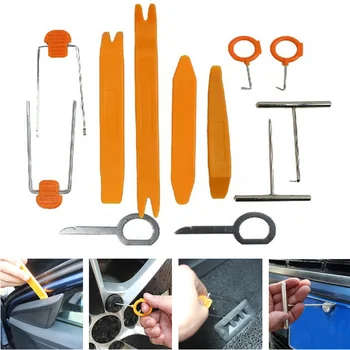 12pcs/set Plastic Pry Tool Trim Removal Tool Car Accessaries for Land Rover LR4 LR3 LR2 Range Rover Evoque Defender Discovery
12pcs/set Plastic Pry Tool Trim Removal Tool Car Accessaries for Land Rover LR4 LR3 LR2 Range Rover Evoque Defender Discovery