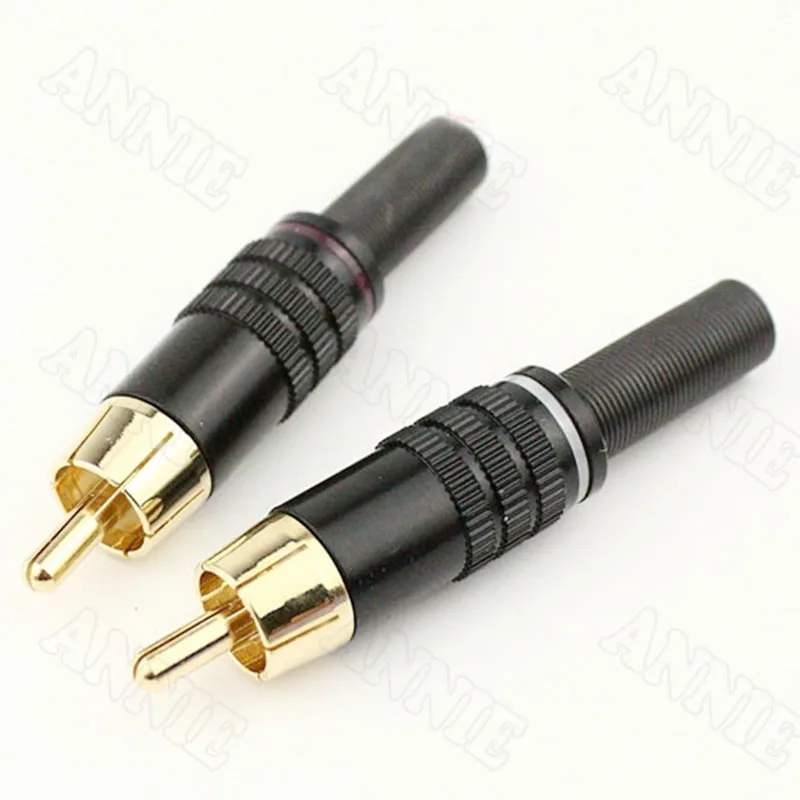 50pcs/lot RCA Gold Plated Needle For Gold Snack Full Black AV Socket
50pcs/lot RCA Gold Plated Needle For Gold Snack Full Black AV Socket