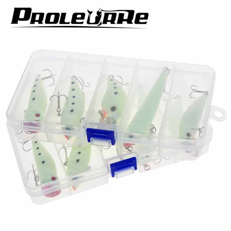 5pcs/lot Luminous baits Night Fishing Lure Kit VIB Popper Crankbait Minnow Pencil Hard bait Artificial Bait With Lure Box
5pcs/lot Luminous baits Night Fishing Lure Kit VIB Popper Crankbait Minnow Pencil Hard bait Artificial Bait With Lure Box