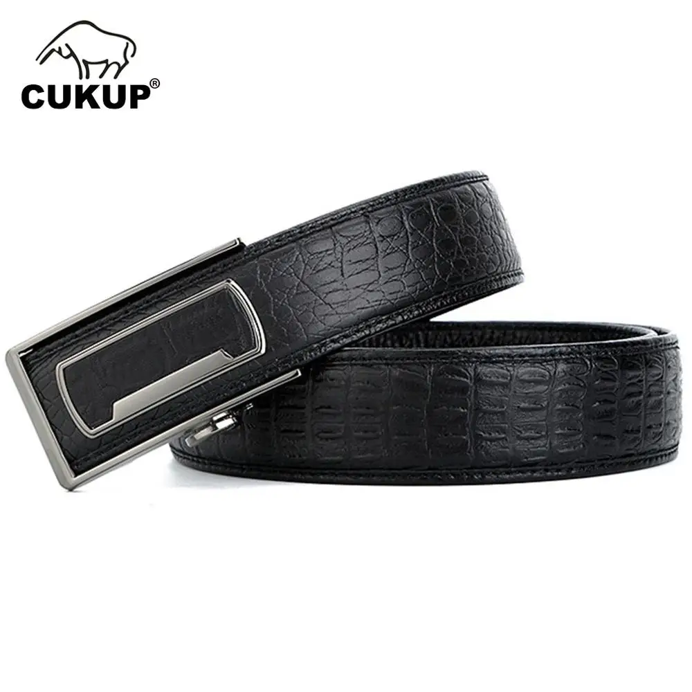 CUKUP Designers Top Quality Men's Real Genuine Leather Belts Automatic Buckle Male Waistbands Belt Men Luxury Accessories NCK424
CUKUP Designers Top Quality Men's Real Genuine Leather Belts Automatic Buckle Male Waistbands Belt Men Luxury Accessories NCK424