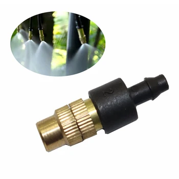 10 Pcs Copper Misting Fog Cooling Nozzles Atomizing Sprayers For 4/7mm Hose Garden Irrigation Agricultural Atomizing Sprinklers
10 Pcs Copper Misting Fog Cooling Nozzles Atomizing Sprayers For 4/7mm Hose Garden Irrigation Agricultural Atomizing Sprinklers