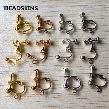 New arrival! copper 14x15mm 100pcs/lot Screw Ear Clip for Jewelry accessories Earrings DIY parts,hand Made Earring Making
New arrival! copper 14x15mm 100pcs/lot Screw Ear Clip for Jewelry accessories Earrings DIY parts,hand Made Earring Making