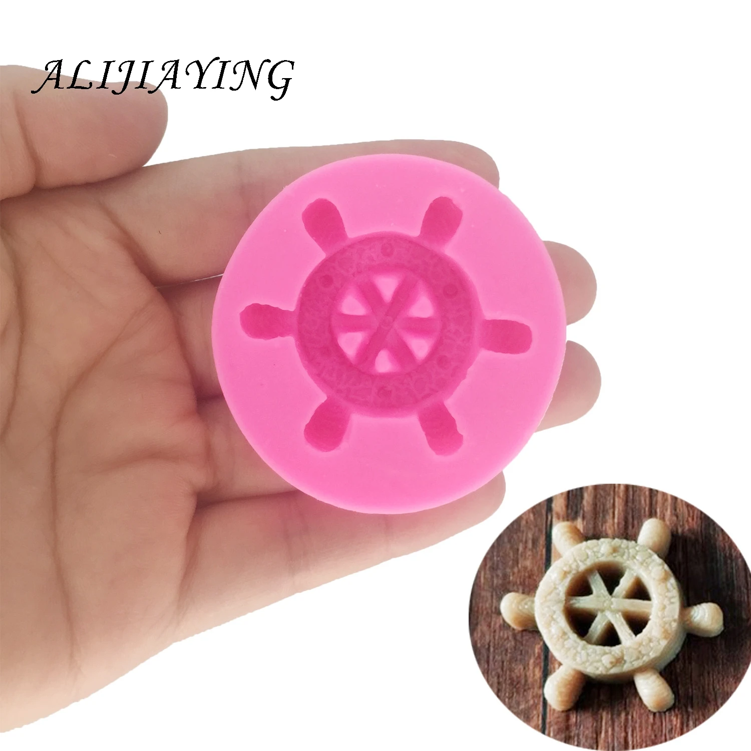 Rudder Wheel Ship Shape Silicone Mold Fondant Baking Chocolate Mould Cake Decorating Tools accessories for kitchen D1331
Rudder Wheel Ship Shape Silicone Mold Fondant Baking Chocolate Mould Cake Decorating Tools accessories for kitchen D1331