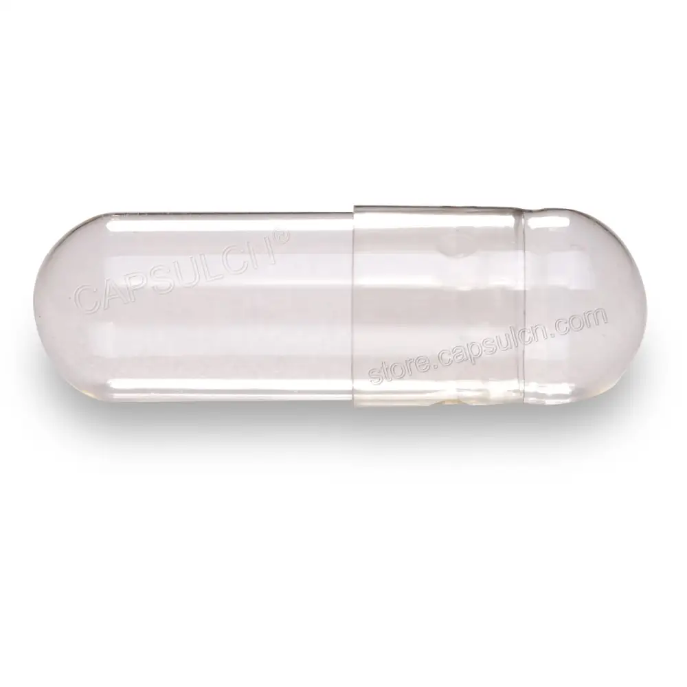 Clear capsule size 0 2000pcs/pack empty hard clear-clear gelatin capsules, joined or separated capsules
Clear capsule size 0 2000pcs/pack empty hard clear-clear gelatin capsules, joined or separated capsules