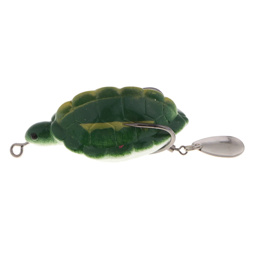 Soft Silicone Frog Lure 5.5cm 13.6g Snakehead Baits Topwater Simulation Fishing Lures with Spoon