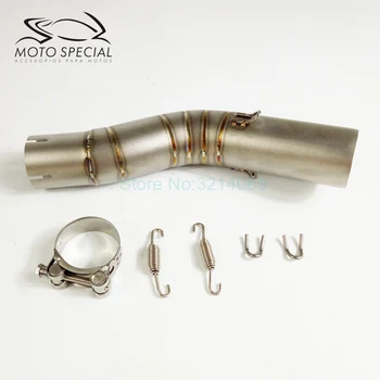 Motorcycle Exhaust Middle Pipe Stainless Steel Escape Moto Muffler Link Pipe Middle Section Adapter For GSXR 1000
Motorcycle Exhaust Middle Pipe Stainless Steel Escape Moto Muffler Link Pipe Middle Section Adapter For GSXR 1000