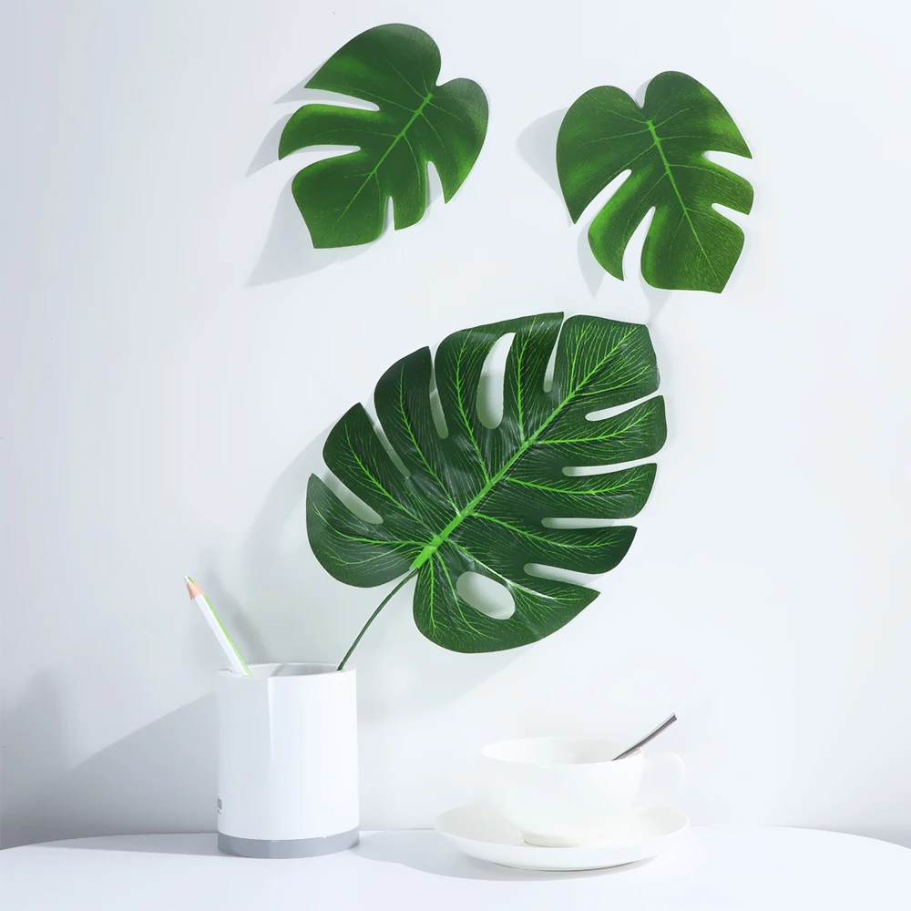 6/12pcs Size S/M/L Artificial Tropical Palm Leaves Simulation Leaf DIY Wedding Party Table Decoration Supplies
6/12pcs Size S/M/L Artificial Tropical Palm Leaves Simulation Leaf DIY Wedding Party Table Decoration Supplies