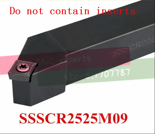 SSSCR2525M09 CNC turning tool holder,25*25*150 mm External turning tools,45 Degree Lathe cutting tool, SCMT09T3 Turning holder
SSSCR2525M09 CNC turning tool holder,25*25*150 mm External turning tools,45 Degree Lathe cutting tool, SCMT09T3 Turning holder
