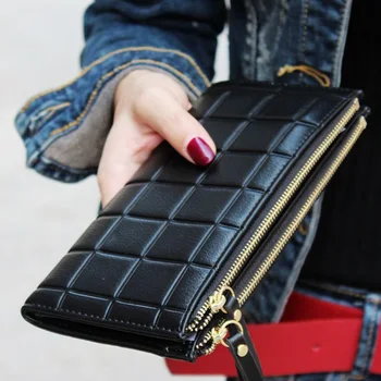 New Fashion Stereoscopic Square Wallets Embossed Wallet Female Clutch Double Zipper Purses Carteira Feminina Card Wallet
New Fashion Stereoscopic Square Wallets Embossed Wallet Female Clutch Double Zipper Purses Carteira Feminina Card Wallet