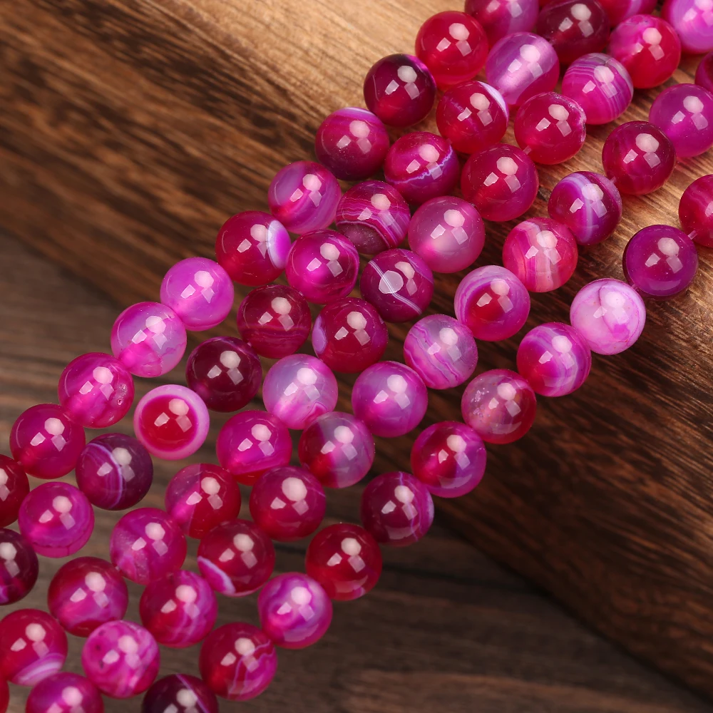 KANGKANG popular Natural Stone Bead For Jewelry Making Stripes Rose Red Onyx Agat DIY Bracelet Necklace 4 6 8 10 12 mm 15''
KANGKANG popular Natural Stone Bead For Jewelry Making Stripes Rose Red Onyx Agat DIY Bracelet Necklace 4 6 8 10 12 mm 15''