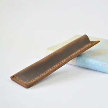 1PCS Handmade Genuine Leather Pen Bag Cowhide Pencil Bag Vintage Retro Style Accessories For School And Office
1PCS Handmade Genuine Leather Pen Bag Cowhide Pencil Bag Vintage Retro Style Accessories For School And Office