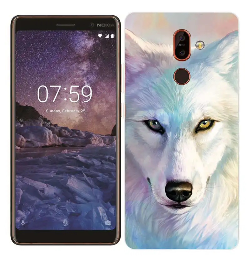 Arvin Case for Nokia 7 Plus Silicon Cover For Nokia 2.1 3.1 5.1 6.1 Transparent Fundas for Nokia X6 Soft TPU Nokia 3 5 6 7 8 Bag (1)