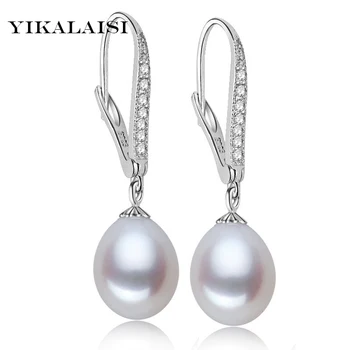 YIKALAISI 925 sterling silver natural freshwater 8-9mm pearl jewelry long earrings zircon jewelry for women
YIKALAISI 925 sterling silver natural freshwater 8-9mm pearl jewelry long earrings zircon jewelry for women