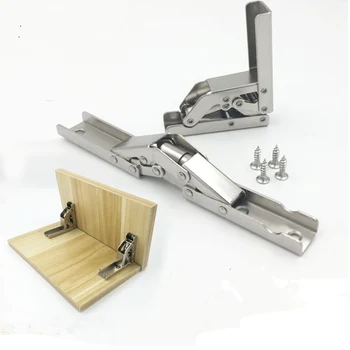 2pcs Thicken Stainless steel Shelf Bracket 90 Degree Folding Hinge Support Combination Hidden Combination furniture accessories
2pcs Thicken Stainless steel Shelf Bracket 90 Degree Folding Hinge Support Combination Hidden Combination furniture accessories