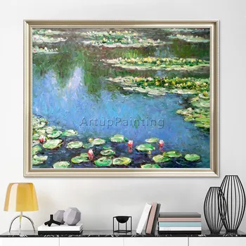 Claude Monet oil painting on canvas,Landscape painting,lotus painting Wall Pictures for Living room hight Quality Hand-painted
Claude Monet oil painting on canvas,Landscape painting,lotus painting Wall Pictures for Living room hight Quality Hand-painted